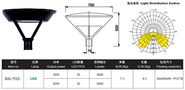 LED庭院灯,LED庭院灯价格,LED庭院灯批发